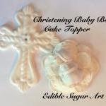 Christening Cake Topper
