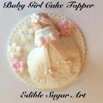 Christening Cake Topper